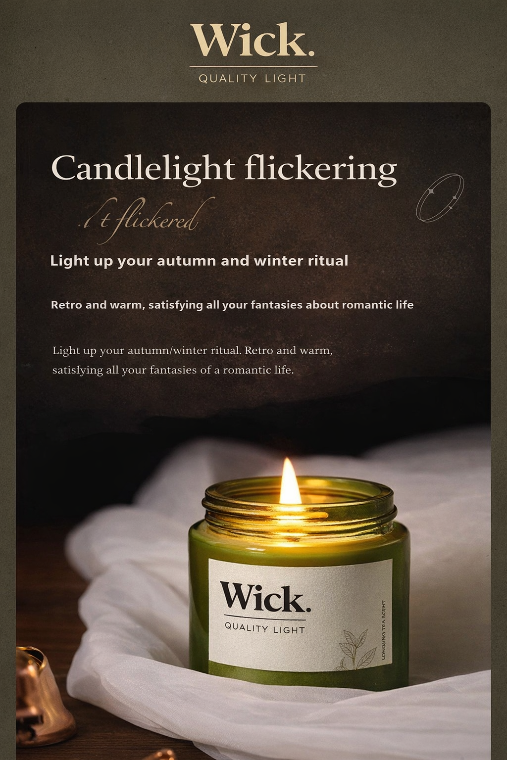 Vintage Green Bottle Soy Wax Scented Candle - Premium Aromatherapy Candle Cup