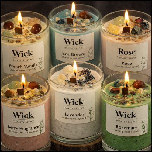 Premium Soy Wax Home Fragrance Candle - Natural Aromatherapy Candle 190g