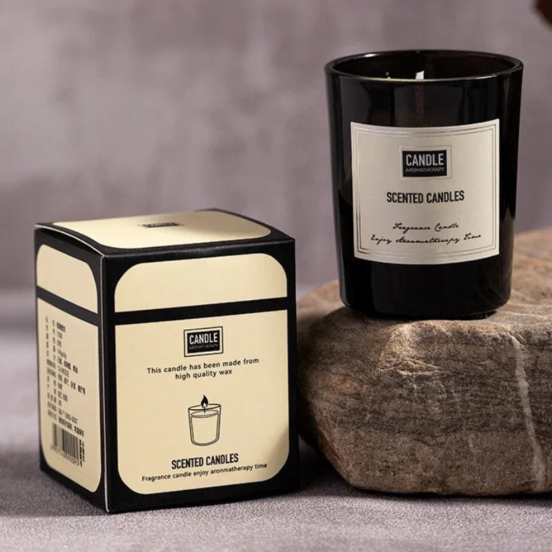Modern European Plant Scent Aromatherapy Candle - Air Purifying Soy Wax Candle Cup
